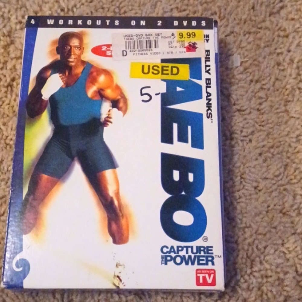Billy blanks 2 DVD set Tae bo video